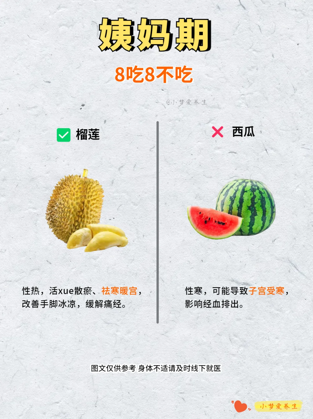 成都试管助孕与月经期饮食指南：8类食物助益，8类食物需避讳